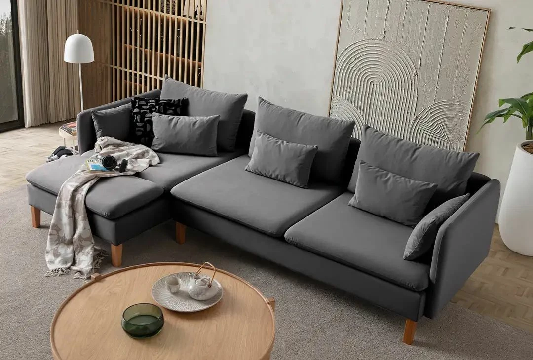 Kënd-sofë Flexy Relax, anthracite, Atelier del Sofa