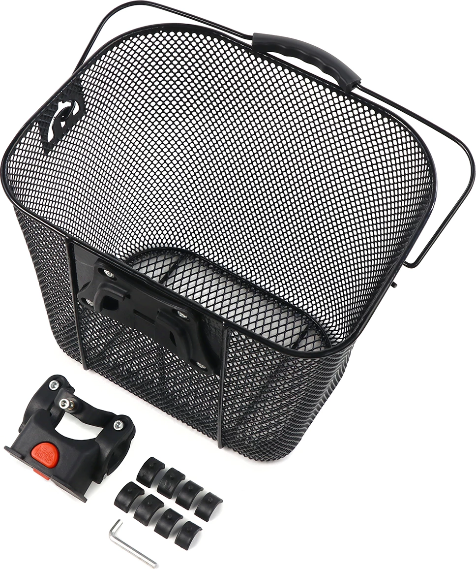 Shportë biçiklete për timon Wozinsky WKM-MM, metal (çelik), quick release, 5 kg, e zezë
