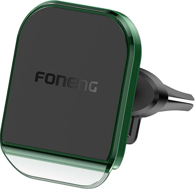 Mbajtës magnetik për telefon Foneng CP106, për grilë të makinës, Gjelbër