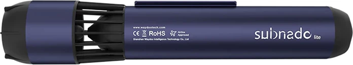 Skuter nënujore Waydoo Subnado Lite, bateri 98Wh, 3 shpejtësi + cruise, thellësi 60 m, blu e errët, set me aksesorë