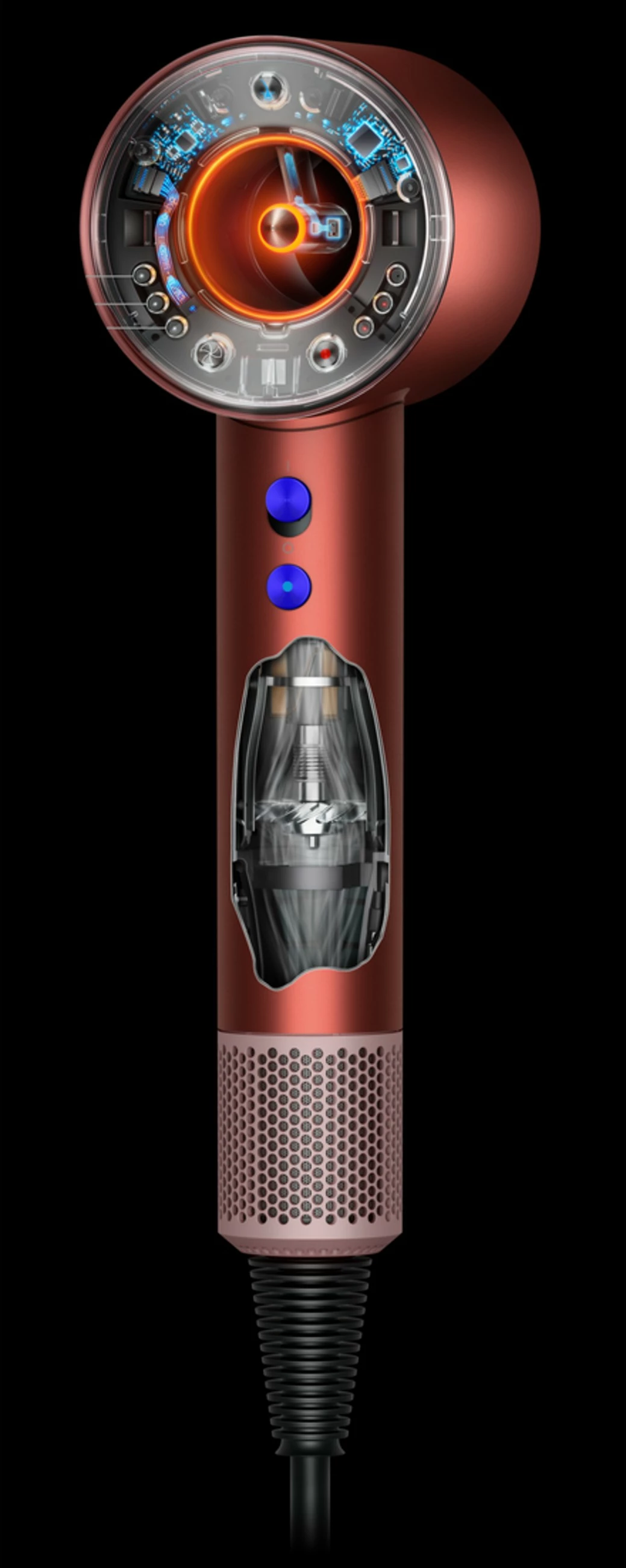Tharëse flokësh Dyson HD16 Supersonic Nural, 1600W, 5 aksesorë, rozë