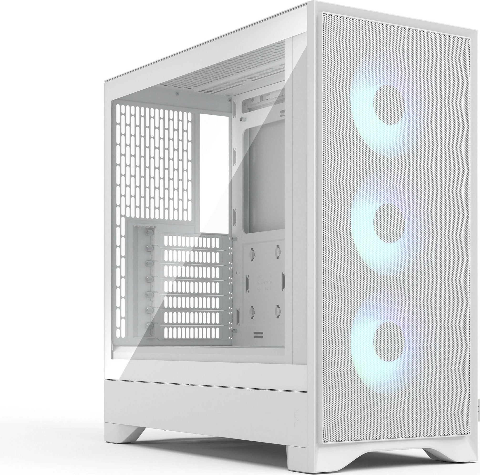 Kasë Fractal Design Pop 2 Air, Midi Tower, ATX/micro ATX/Mini-ITX, TG RGB, e bardhë
