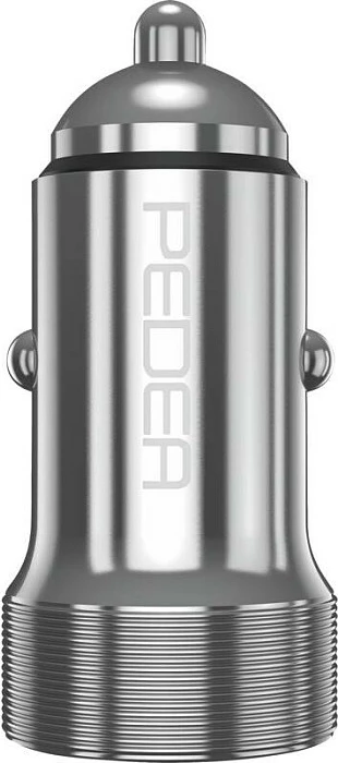 Karikues veture PEDEA 60040110, 20W, USB-A + USB-C, Silver
