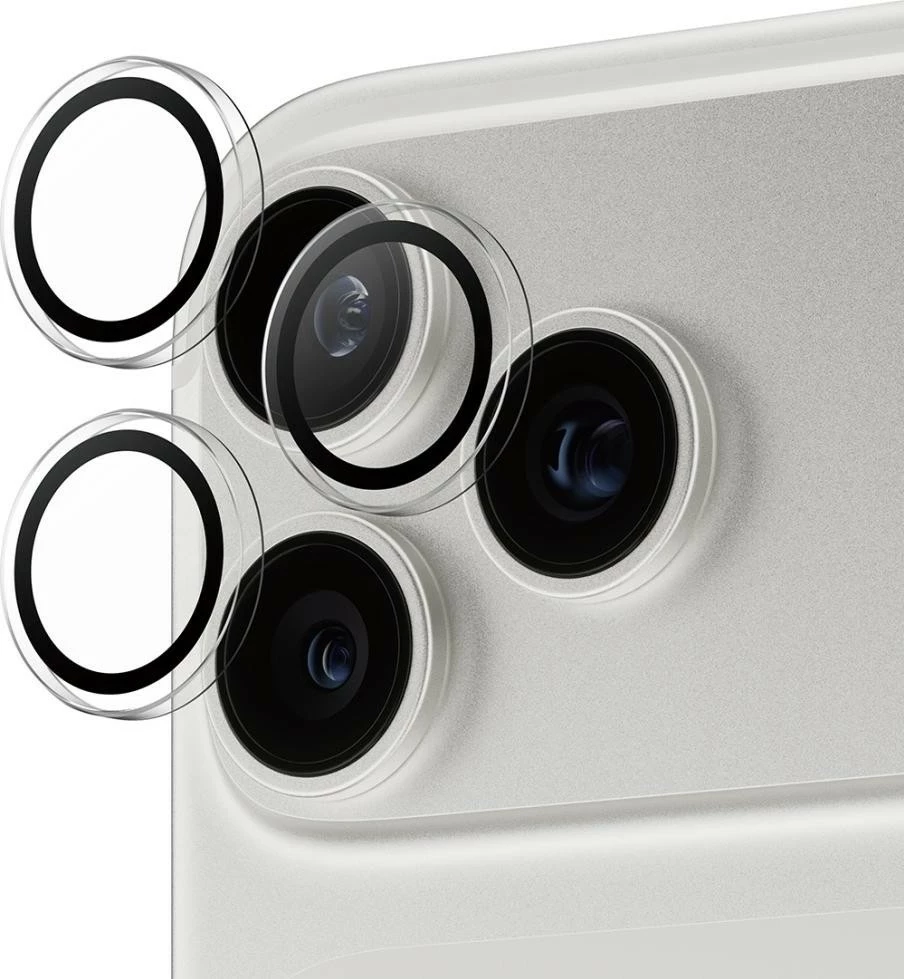 Mbështjellës xhami PanzerGlass për kamerë iPhone 16 Pro/16 Pro Max/17 Pro/17 Pro Max transparent
