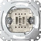 Switch me buton Merten MEG3154-0000, 1P, 10A, 250V, IP20, metalik
