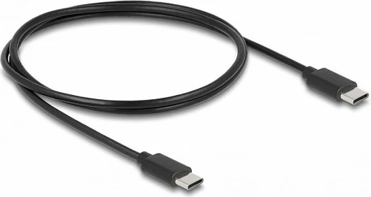 Karikues wireless DeLOCK 2 në 1, Qi, 15W, USB-C, kabllo 1m, zi/gri/bardhë