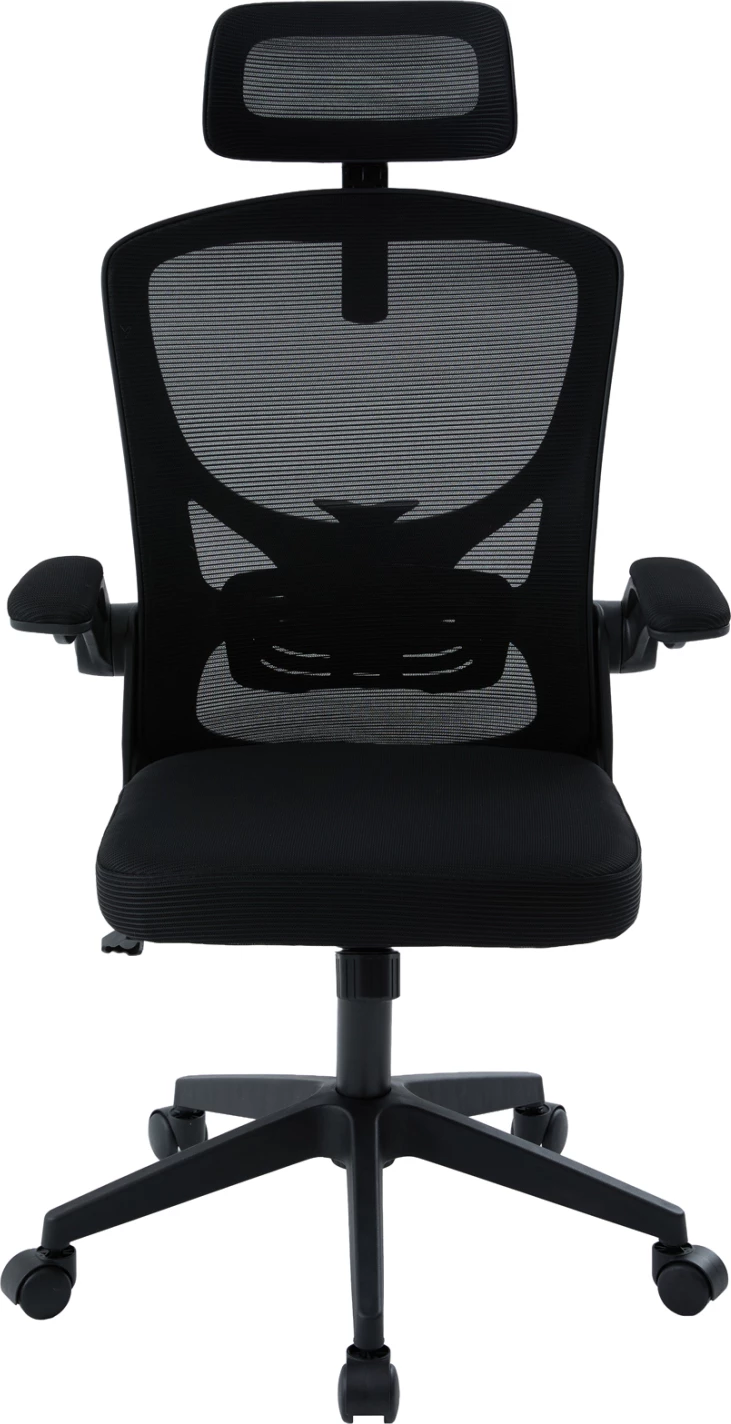 Karrige zyre ergonomike FLOATER, material rrjetë e zezë, FH1230.01, 62x62x106-116cm