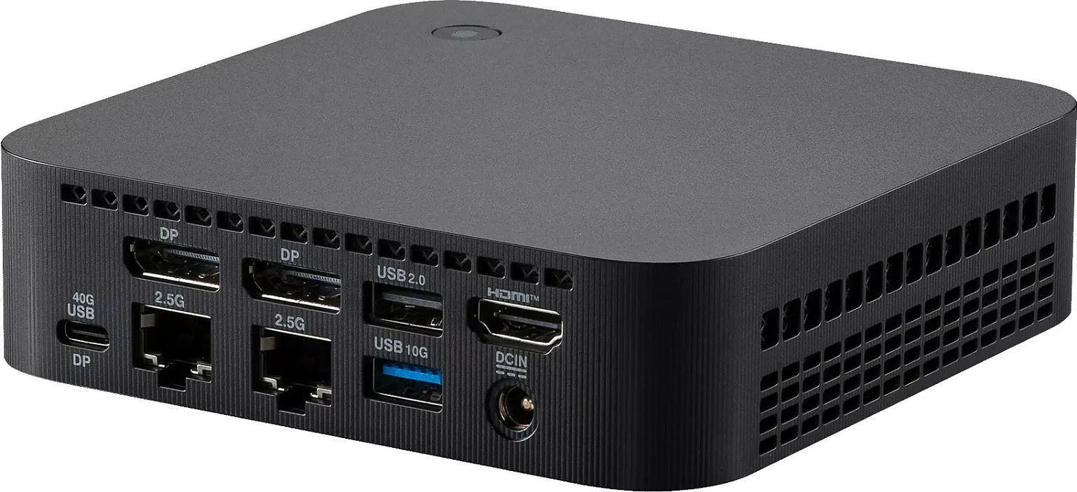 Mini PC barebone ASUS ExpertCenter PN54-BBR321MNS1, AMD Ryzen 3 210, 0GB RAM/0GB SSD, Wi‑Fi, Bluetooth 5.4, e zezë