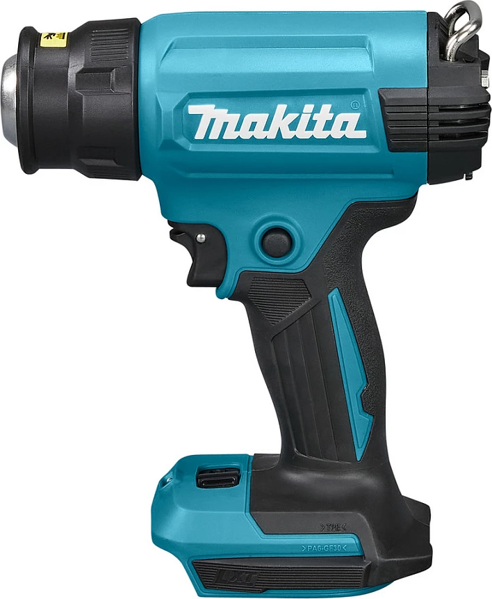 Pistoletë termike Makita DHG181ZK, 18V Li-Ion, 4 gryka, me valixhe, zi/jeshile