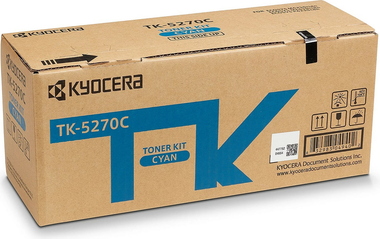 Toner Kyocera TK-5270C, 6000 faqe, Cyan, 1 pc(s)