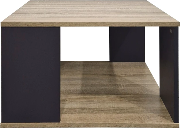 Tavolinë kafeje Zelegan, sonoma-antracit, 60x60x39cm