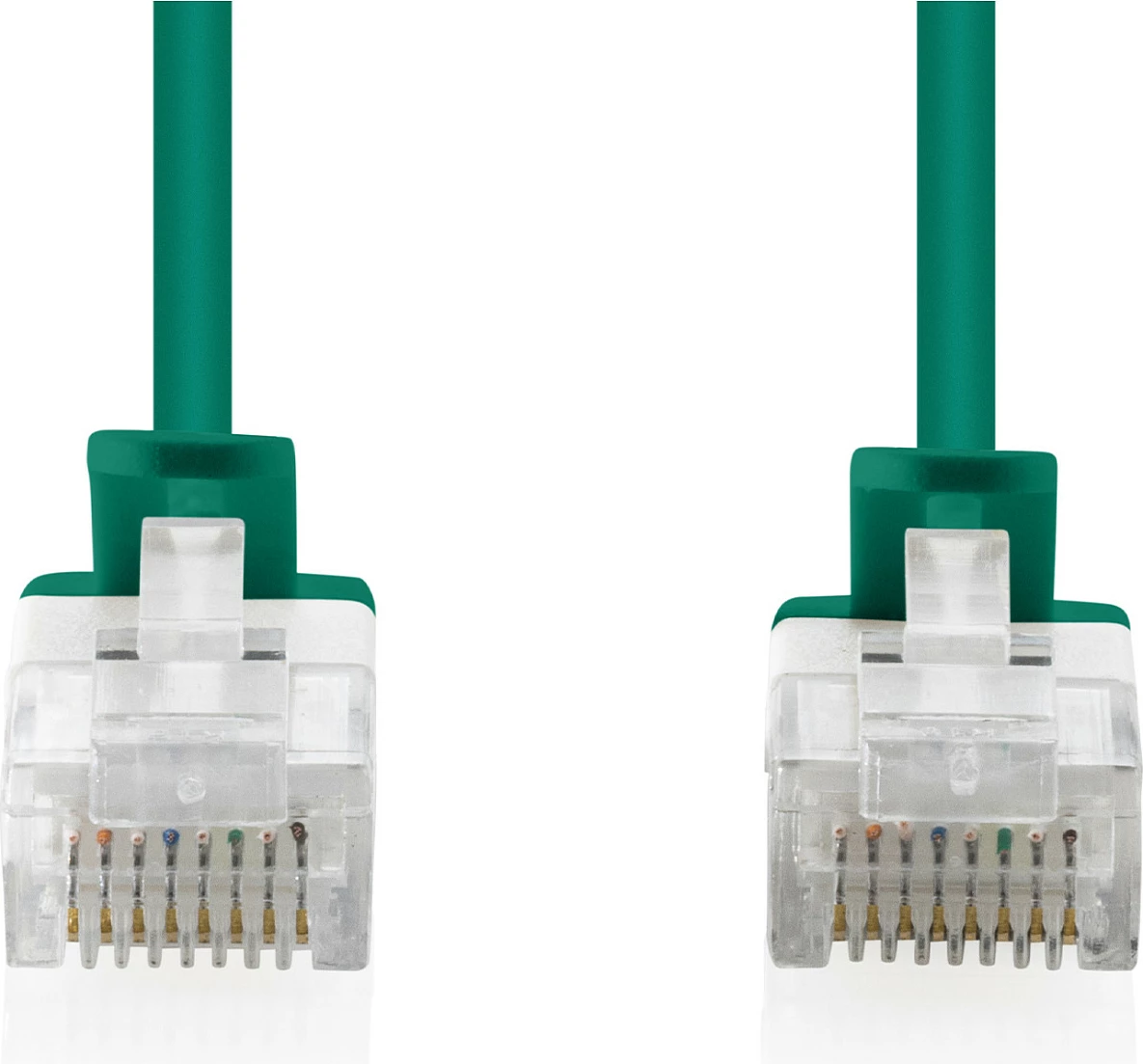 Kabllo rrjeti Digitus CAT6 Slim patch, 2 m, RJ45, e gjelbër