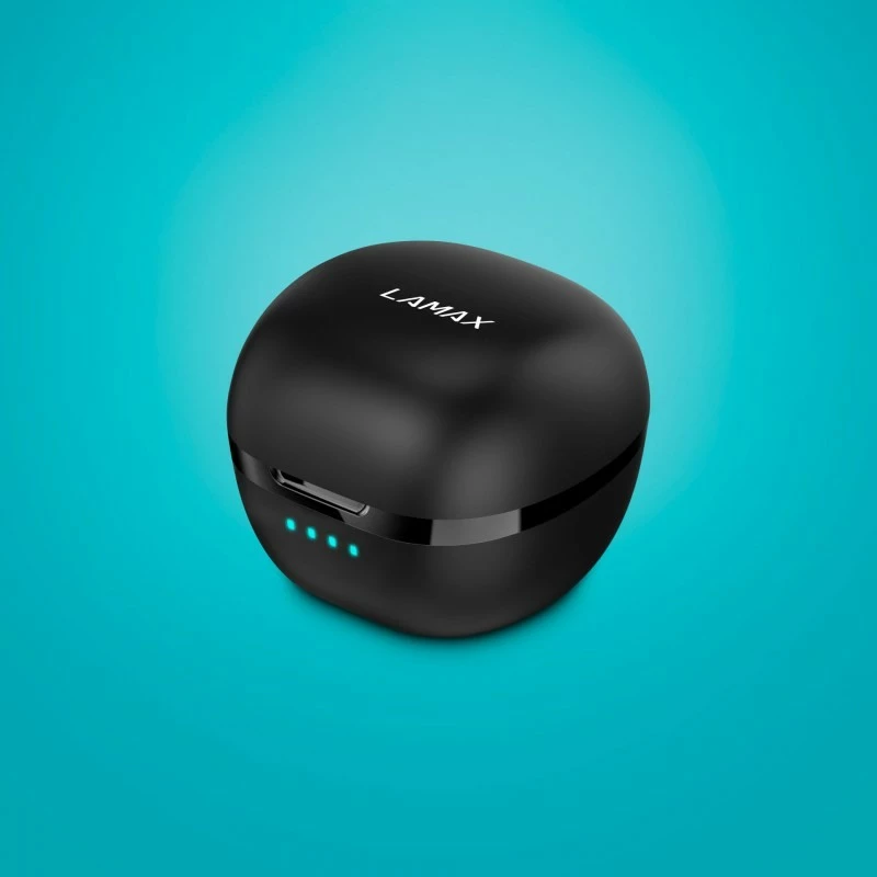 Kufje Lamax In-Ear Dots2 Play, True Wireless, Bluetooth 5.1, 37 orë, të zeza