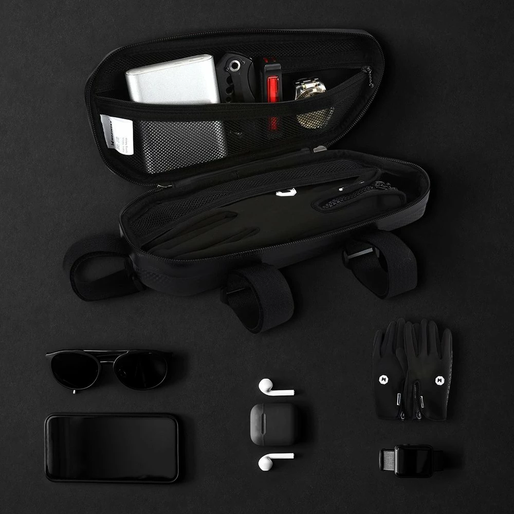 Çantë kornize për biçikletë Wozinsky WBB10BK, 1.5L, e zezë