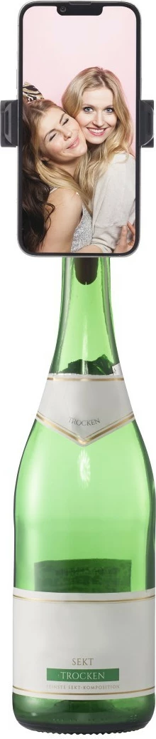 Mbajtës telefoni Hama 4654, për shishe, i zi