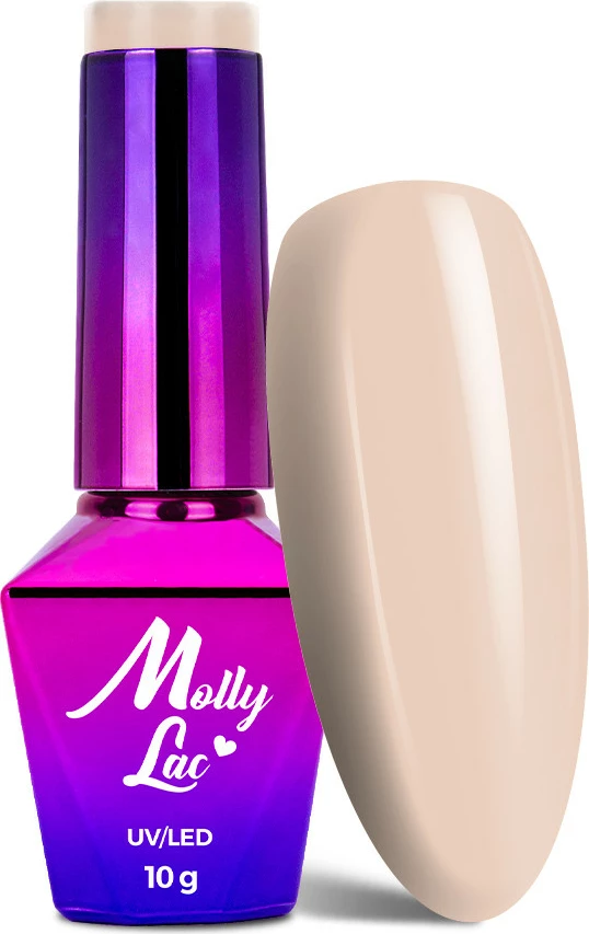 Llak për thonj për femra MollyLac Yoga Hybrid 84 Śalabhasana 10g