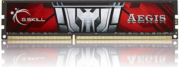 RAM Memorje G.Skill Aegis F3-1600C11S-8GIS 8GB DDR3 1600MHz CL11 UDIMM e zezë dhe e kuqe, 1x modul