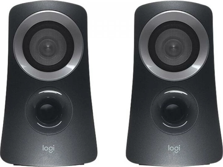 Altoparlantë, Logitech, Z313 (980-000413), sistem 2.1 25W RMS me nën-bas kompakt dhe kontroll me kabllo, me dalje për kufje, e zezë