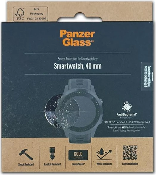 Mbrojtës ekrani PanzerGlass për Smartwatch 40mm, transparent