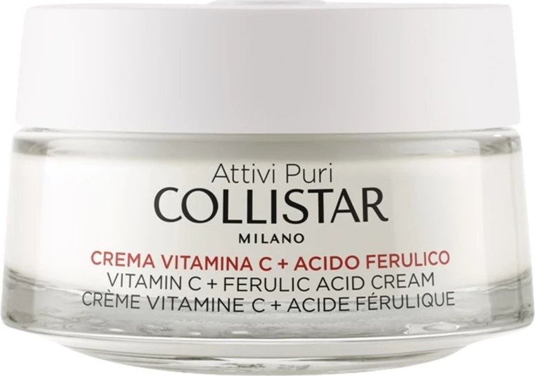 Krem fytyre Collistar Pure Active Vitamin C + Ferulic Acid Antioxidant për femra, 50ml