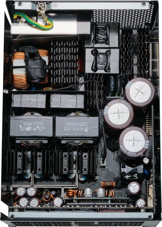 Furnizues rryme Phanteks Revolt PH-P1600TR_BK01C 1600W 80 Plus Titanium ATX 3.0 plotësisht modular PCIe 5.0, i zi