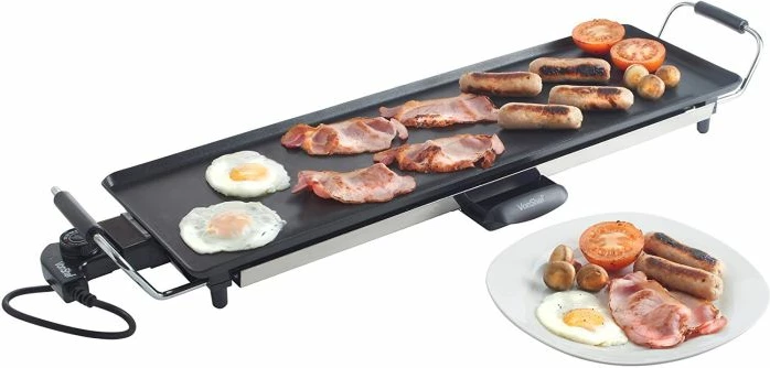 Grill teppanyaki elektrik VONSHEF XL 2013063, 2000W, 70x23cm, i zi
