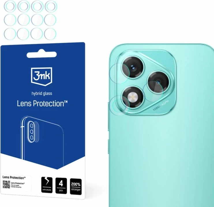 Mbrojtës xhami për kamerë 3mk Protection Hybrid Glass për Honor 400 Lite