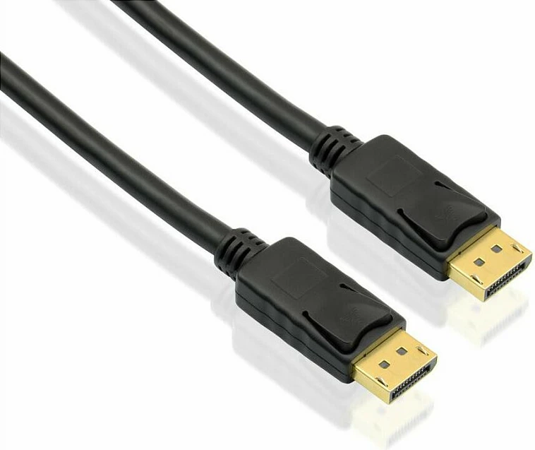 Kabllo DisplayPort Helos, 2m, 4K 60Hz, e zezë