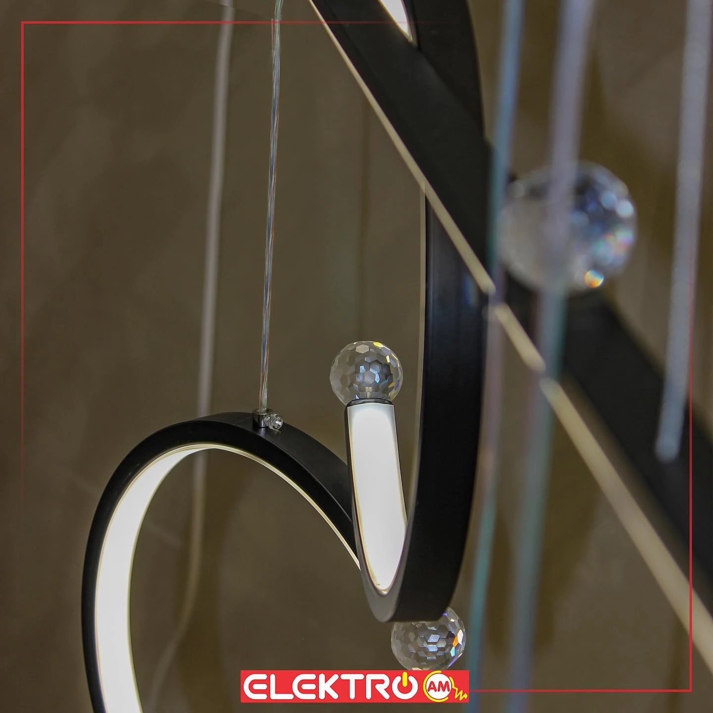 Abazhur LED linear SN0037-BK