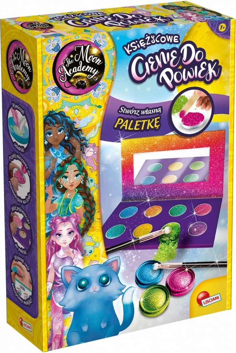 Set kozmetikash për fëmijë The Moon Academy Moonlit Eyeshadow, shumëngjyrësh