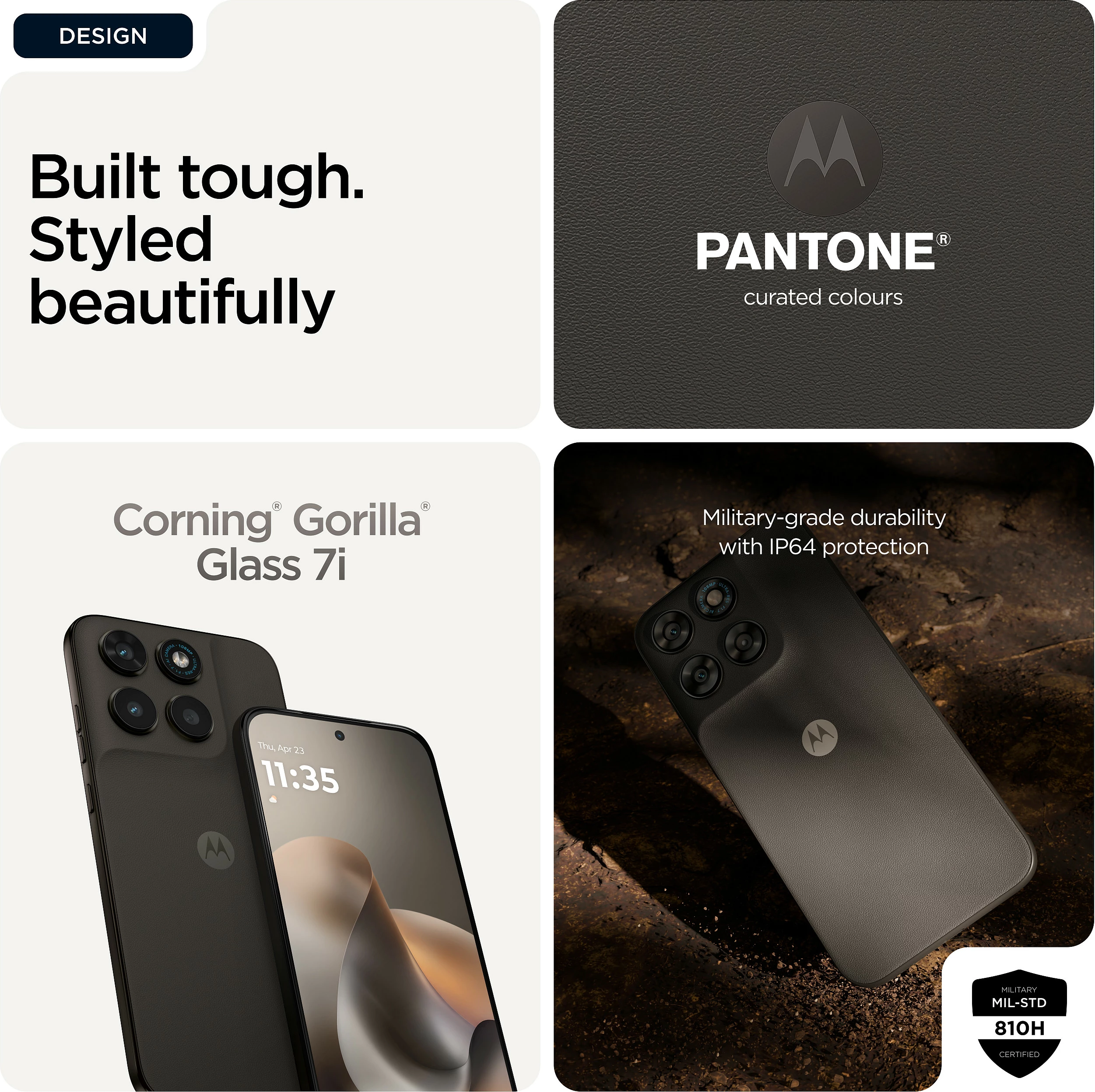 Celular Motorola moto g77, 8GB RAM, 256GB, 108MP, 6.8" Extreme AMOLED, 5G, PANTONE Black Olive
