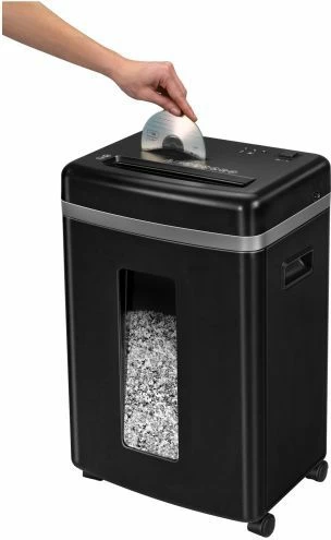 Shredder dokumentesh Fellowes Microshred 450M, P-5, 22 L, 9 fletë, i zi