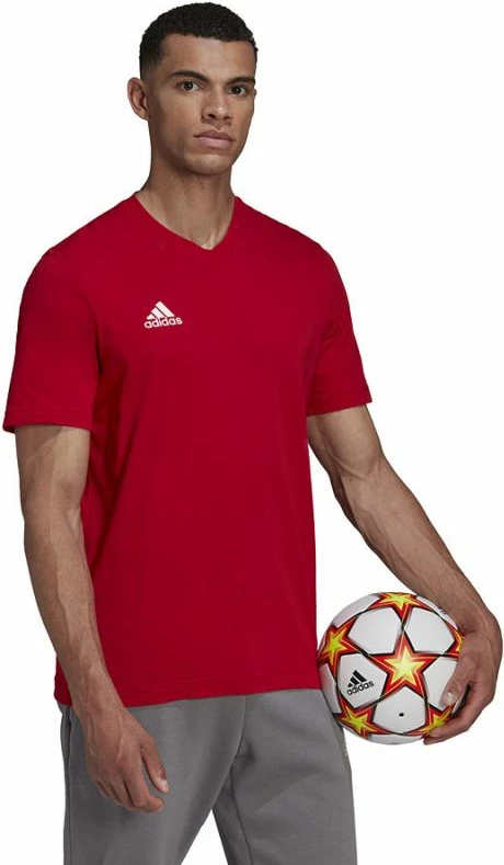 Maicë adidas për meshkuj, e kuqe