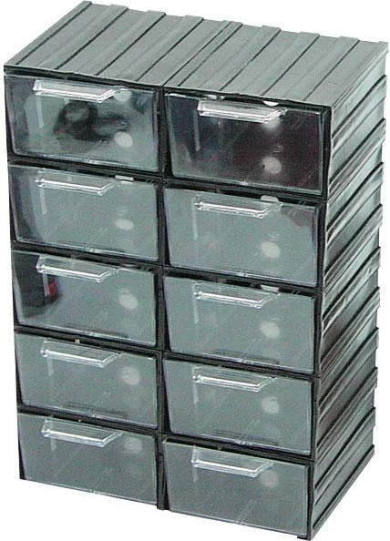 Organizator veglash Mega 35802, 10 kompartimente, 214x302x120 mm, i zi
