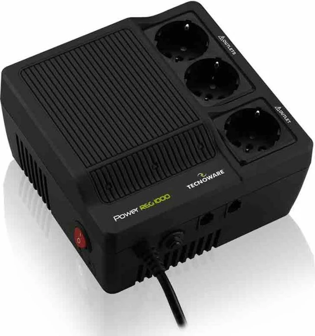 Stabilizator tensioni Tecnoware FSTELPRE1000M 1000VA 220-240V, 6 priza + 4 PoE, i zi