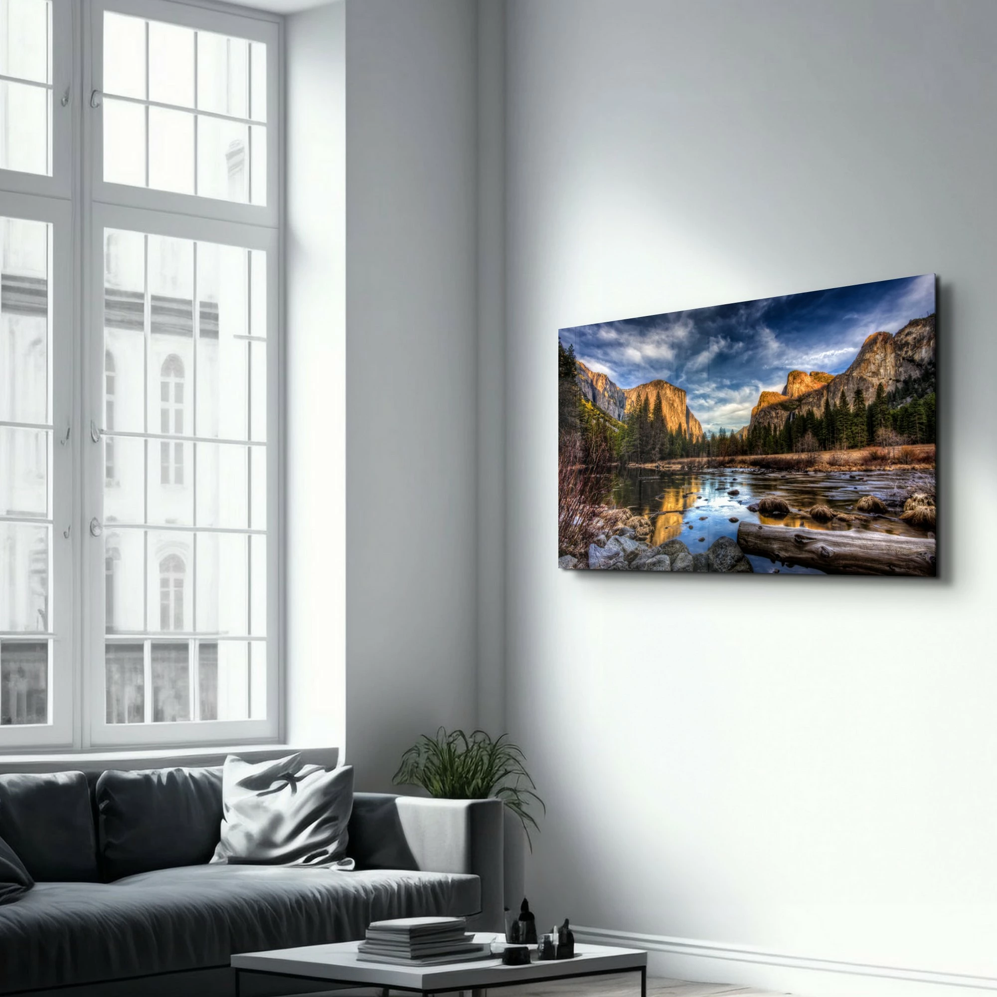 Pikturë dekorative prej xhami të temperuar, Wallity OGLS-1005, 70x110cm