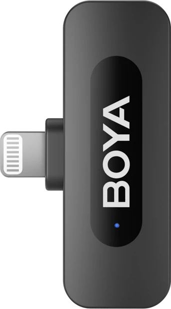 Mikrofon pa kabllo BOYA BY-V1 V2.0 2.4GHz, Lightning, 48kHz/16-bit, set (transmetues + receiver) i zi