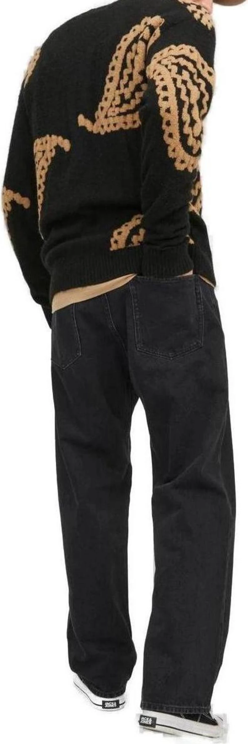 Xhinse për meshkuj Jack & Jones JJIALEX JJORIGINAL SBD 306 NOOS, të zeza [Madhësia: W36 L32]