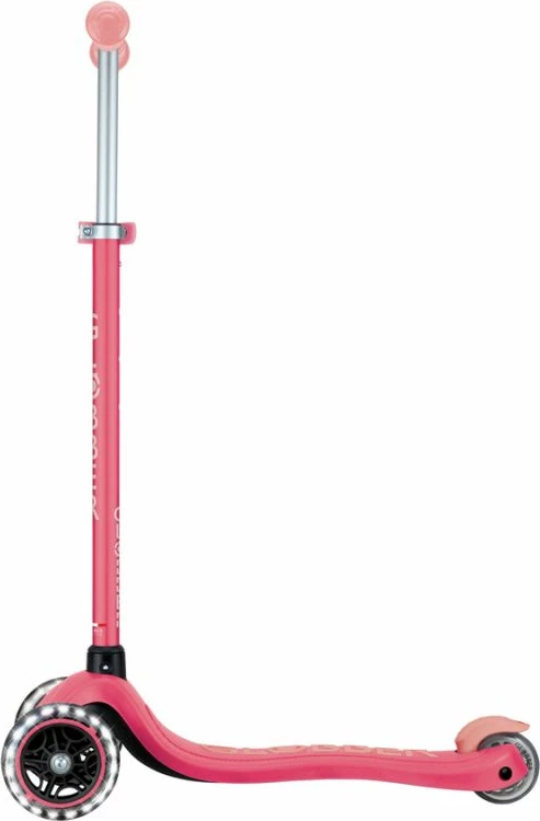 Trotinetë për fëmijë Globber PRIMO PLUS GLOW LIGHTS 443-110, rozë