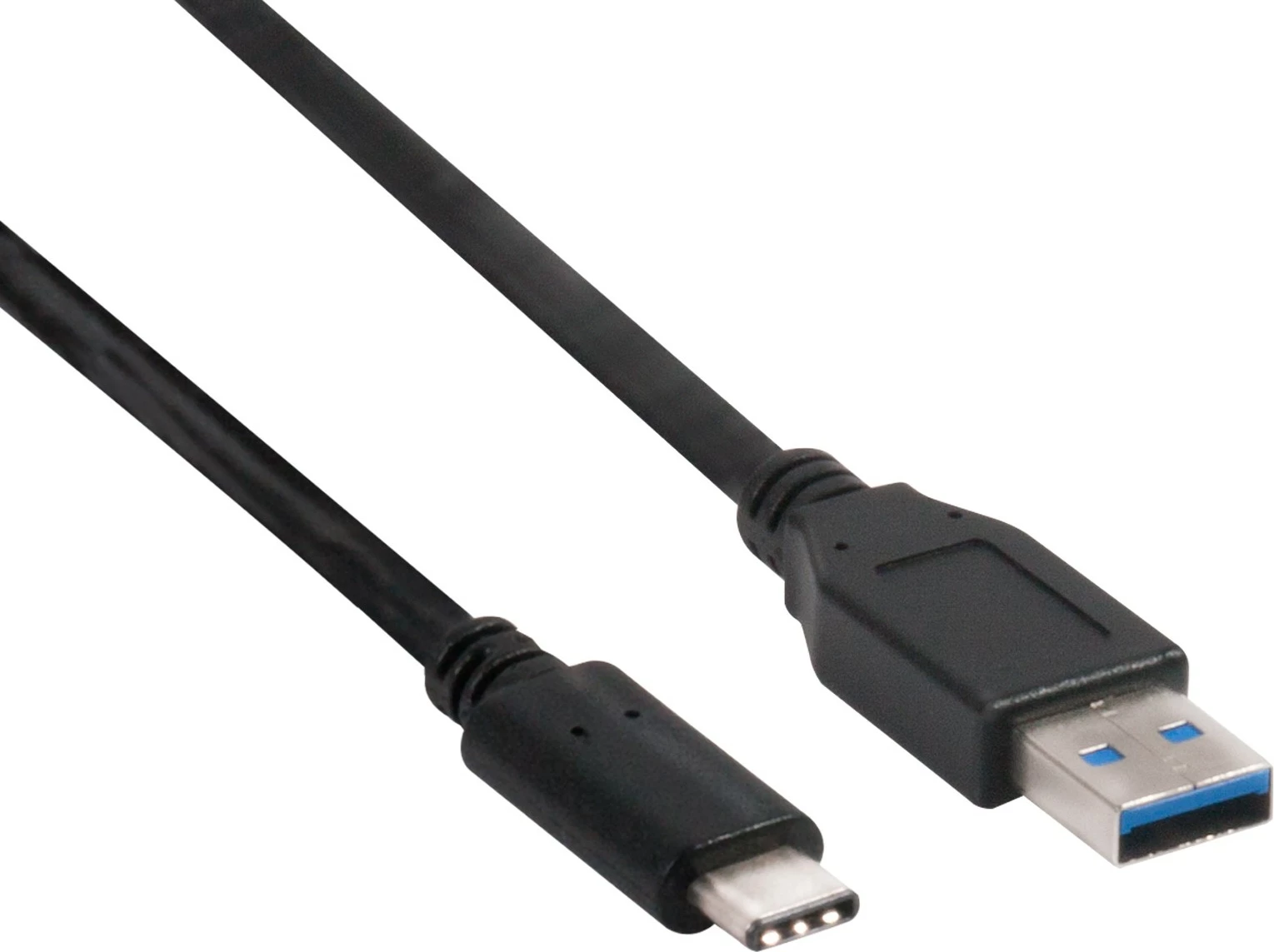 Kabllo USB Club3D USB 3.1 Type-C në Type-A 1m e zezë