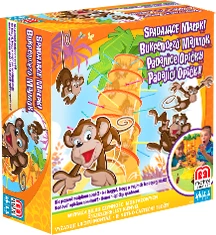 Lojë tavoline Mattel Falling Monkeys 52563, 2-4 lojtarë, 5+, set 30 majmunë