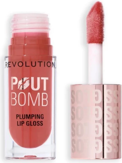 Shkëlqyes për buzë  Revolution Pout Bomb Plumping Melba Warm Peach