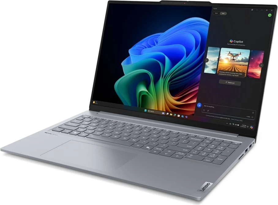 Laptop Lenovo ThinkBook 16 G7 QOY, 16", Qualcomm Snapdragon, 32 GB RAM, 512 GB SSD, hiri