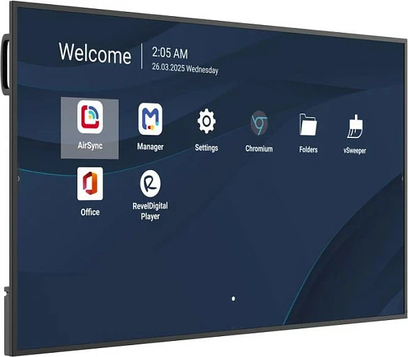 Ekran komercial ViewSonic CDE14-2C 65", 4K UHD, 500 nits, Android 14, Wi-Fi, 24/7