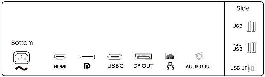 Monitor Philips P Line 346P1CRH/00, 34 inç, UltraWide Quad HD, LED, USB-C, i zi