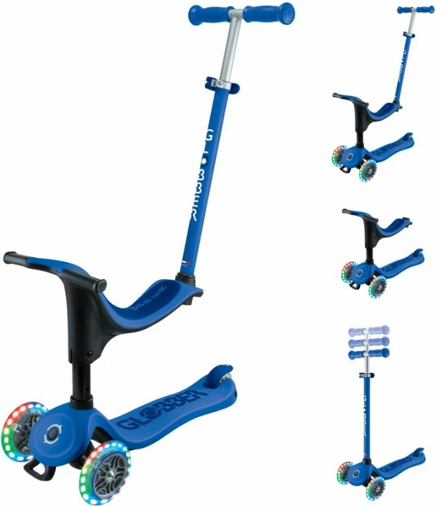 Skuter për fëmijë Globber, me drita