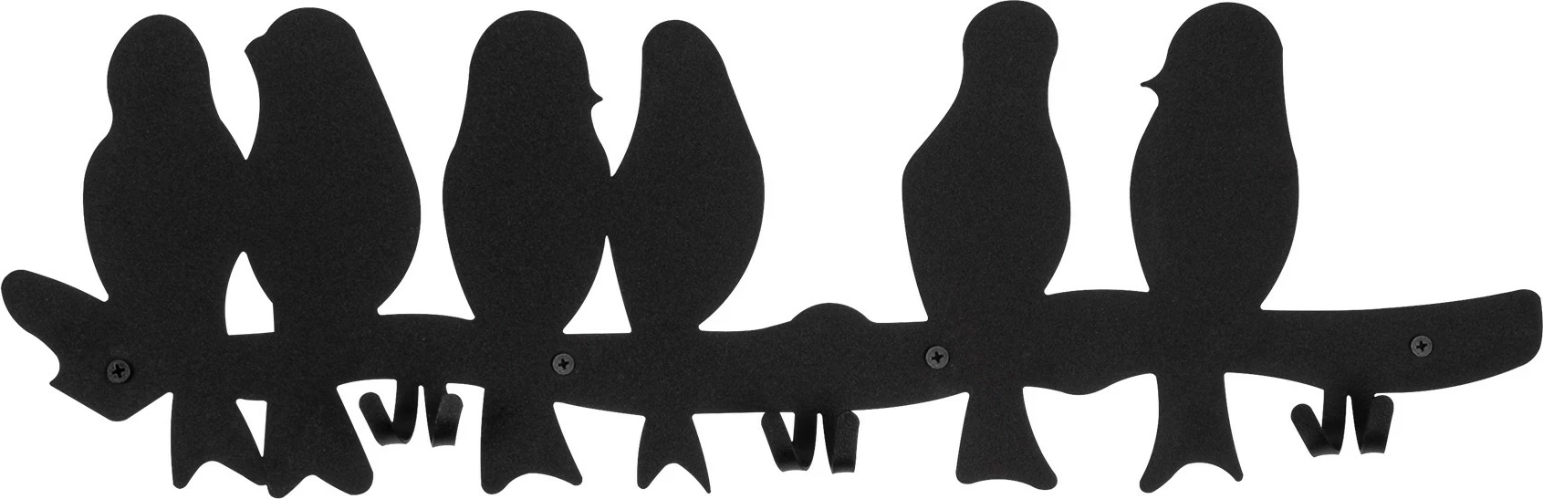 Varëse muri metalike Wallity, model Muhabbet, WSH-021, e zezë