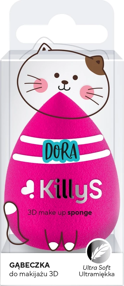 Sfungjer për makeup KillyS Dora për femra, 1 copë