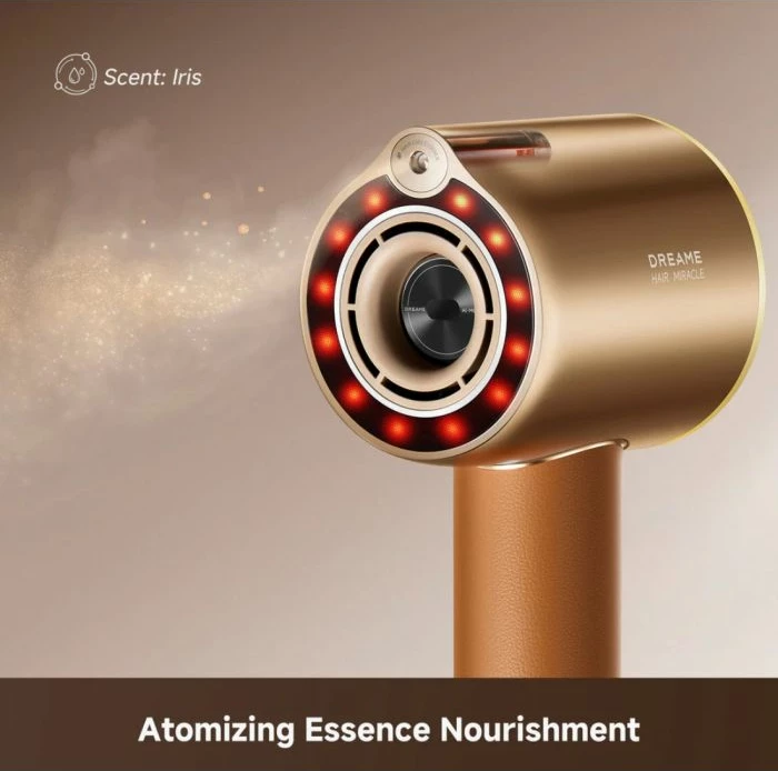 Tharëse flokësh DREAME Miracle Pro AHX30 1600W 130000RPM 5 aksesorë magnetik, gold