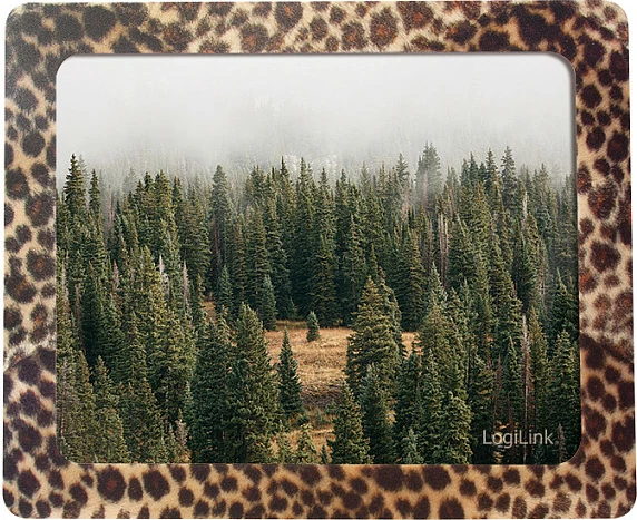 Mauspad LogiLink Leopard Design, ekstra i hollë, kornizë leopard